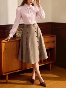 Vintamour Vintage French Romantic Classic Elegant Women's Fitted ...