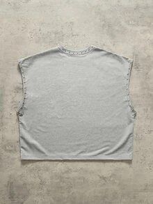 ROMWE MEN Áo ba lỗ Nam - Xám - Xem 2