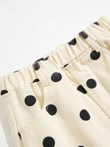 SHEIN 女童牛仔套裝，適合春秋穿著，可愛甜美休閒學院風，短版翻領外套配自然捲袖口，高腰A字裙附實用側口袋，花卉圖案與外套相配，內搭T恤外穿外套，可搭配白色運動鞋或靴子，適合上學、出遊與派對 - 彩色 - 查看 8