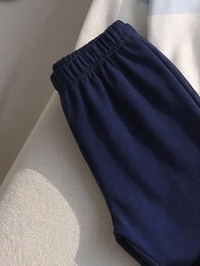 2件組青少年男孩酷炫圖案印花時尚連帽衫與運動長褲套裝，適合假期派對、春/秋/冬，舒適休閒，秋季首選，街頭風，休閒穿搭，返校，戶外 - 彩色 - 查看 6