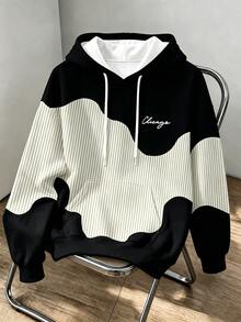 KRYTIVO Men's Street Fashion Hoodie, Autumn/Winter Comfortable Pullover Hoodie, Men's Fashion Outfit - Multicolor - View 1