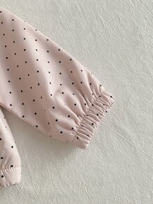 SHEIN Playful Pals 幼童女嬰毛絨外套夾克 甜美灰粉色 絨毛內裡 長袖連帽 加厚柔軟 旅行款 冬季秋季 拉鍊式 正式風 牛仔女孩風 - 彩色 - 查看 5