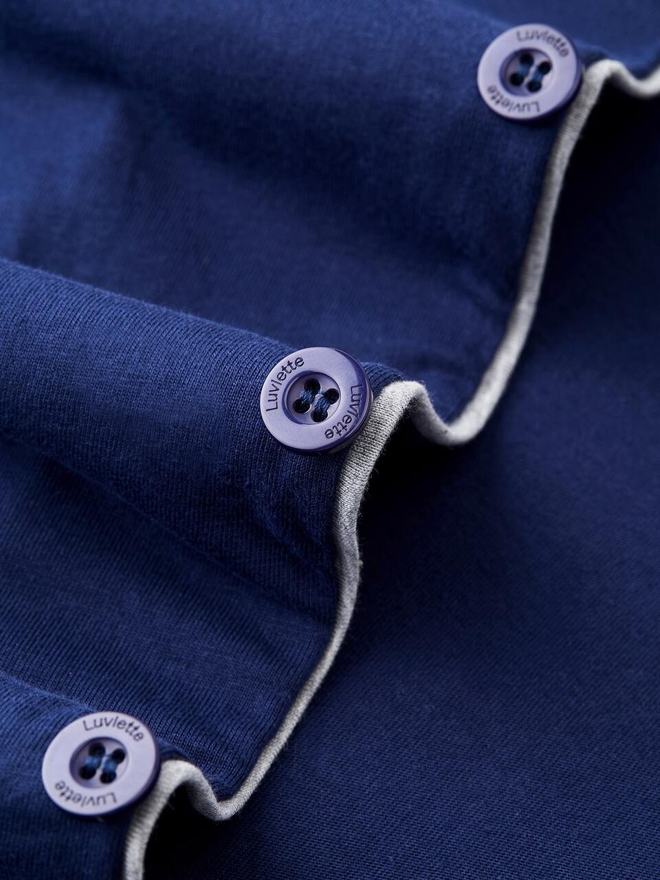 Plus-Size Men's Long-Sleeved And Pants Loungewear Set