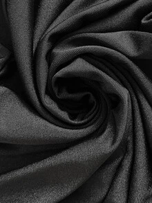 Femmeverse Women Plus Size Elegant Sexy Off-Shoulder Square Neck Slit High-End Evening Dress Party Cocktail Black Summer - Black - View 6