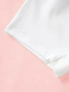 HELLO KITTY AND FRIENDS | SHEIN 3 chiếc quần boyshorts họa tiết tím dễ thương cho bé gái - Hồng - Xem 8