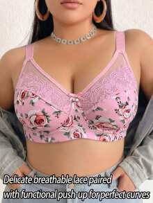 DesireSculpt Plus Size Underwire Bra, 1pc - Multicolor - View 3