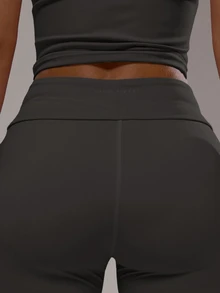 Musera Sport 運動健身運動衫與瑜伽褲套裝 健身房皮拉提斯健身 日常休閒 煙燻石英色 - 深灰色 - 查看 6