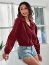 SHEIN Frenchy Zip Up Drop Shoulder Jacket In Fall/Winter