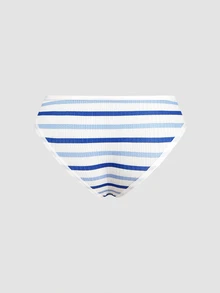Chillnights Women's Colorblock Casual Knitted Triangle Panties 3-Pack - Multicolor - View 8