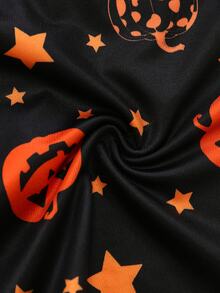 Notgurli Halloween Pumpkin Men's Boxer Briefs, Funny Pumpkin Head Print - Multicolor - View 5