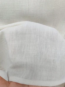 Breezaya 女款優雅度假風青蛙鈕扣長袖襯衫 - 杏色 - 查看 7