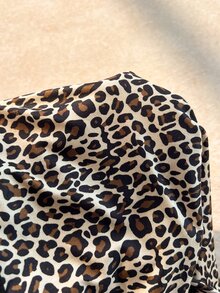 Bare Chapter 3pcs Plus Size Women's Contrast Lace Zebra & Leopard Print Panties - Multicolor - View 3