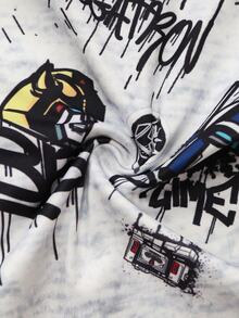 Notgurli Transformers X SHEIN 5pcs Graffiti Print Men's Boxer Briefs Set - Multicolor - View 6