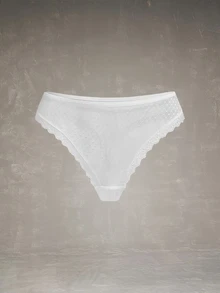 Esseday 5pcs Multi-Color Mesh & Lace Patchwork Pure Charm Women's Triangle Panties - Multicolor - View 15