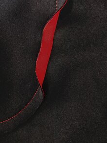 ROMWE MEN Men's Plus Size Long Sleeve Zip-Up Hooded Sweatshirt With Patchwork Fur - Black - View 5