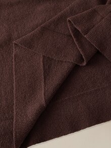 EASEVO New Men's Casual Half-Zip Pullover Sweater Halloween Winter Party Autumn - Coffee Brown - View 6