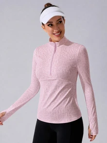 SHEIN Sovereign Charm 女款豹紋休閒日常運動運動衫 - 彩色 - 查看 3