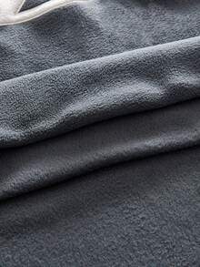 COMVAIL Men's Plus Size Casual Streetwear Loose Dark Grey Knit Long Sleeve Pullover Sweatshirt Club Rave Autumn Autumn Winter Halloween - Multicolor - View 5