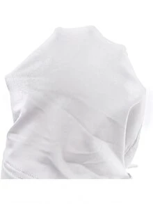 SHEIN 孕婦休閒百搭純色工裝緊身褲 - 白色 - 查看 8