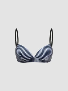 Chillnights Women's Striped Casual Comfortable Lingerie Set - Multicolor - View 3