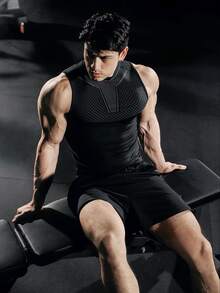 GymBeat Men's Colorblock Casual Daily Wear Sports T-Shirt - Multicolor - View 2