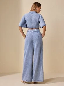 Selenza Women's Casual Versatile Daily Wear Denim Jeans With Pockets - Blue - View 2