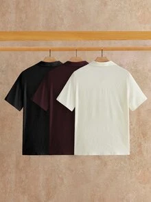 HIMLAND 3件組男士極簡冰絲觸感短袖 Polo 衫，夏季款 - 彩色 - 查看 2