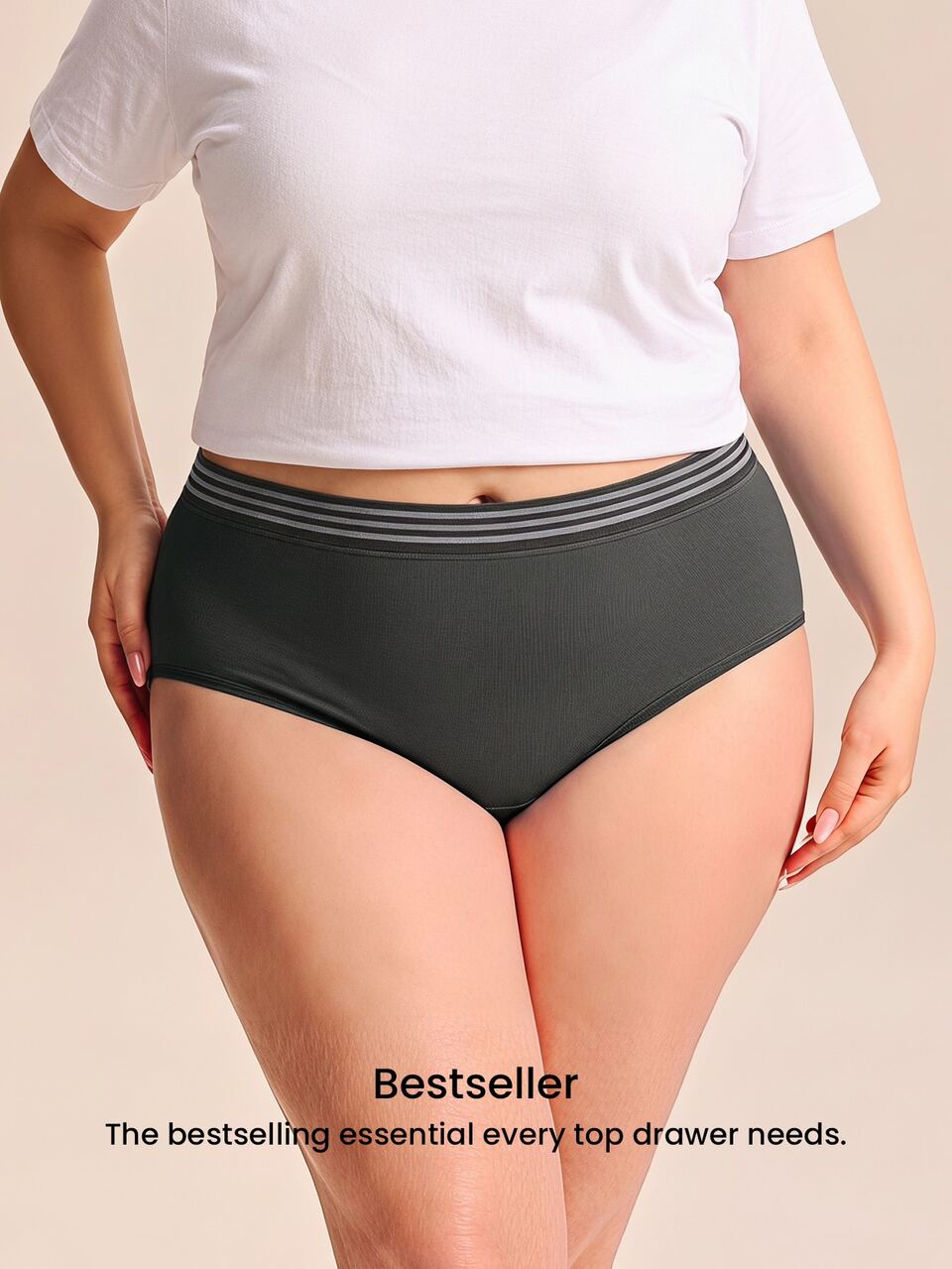 2-Pack High-Waist Seamless Briefs