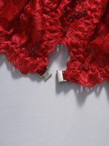 EmpressEnvy 3pcs/Set Women's Floral Lace Sexy Fashion Bra - Multicolor - View 4