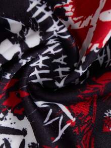 Harley Quinn X SHEIN Men's Fashion Cartoon All-Over Print Boxer Briefs - Black - View 5