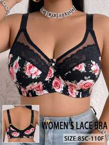 DesireSculpt Plus Size Underwire Bra, 1pc - Multicolor - View 4