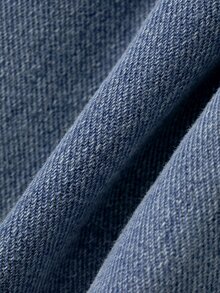 FRIFUL Women's Colorblock Casual Daily Denim Jacket - Blue - View 9
