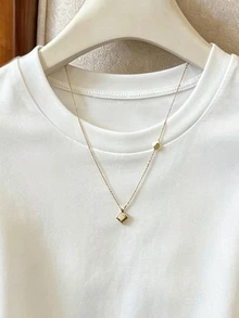 Rafferiza 女款外穿上衣 夏季新款 戶外休閒運動套裝 度假穿搭 修身收腰 藍白條紋印花 白色 女款T恤 - 彩色 - 查看 3