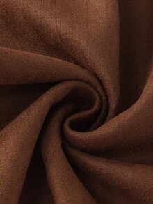 LUMIGAL Women's Elegant Coffee-Colored High-Waisted Wide-Leg Long Pants - Coffee Brown - View 3