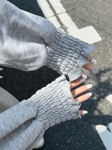 FRIFUL Women's Korean Style Ruched Waist Hooded Sweatshirt And Loose Pants 2 Pieces Set Fall - Grey - View 6