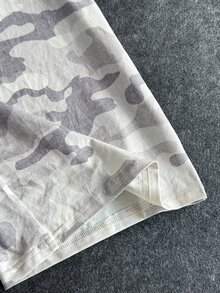 SHEIN 青少年女孩休閒日常迷彩拼接長褲 - 彩色 - 查看 5