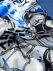 7pcs Young Boy Soccer Print Casual Daily Boxer Briefs - Multicolor - View 5