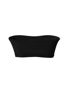 Moonlight&Mama EasyComfort Chic Maternity Nursing Bra, Bandeau Style, Front Closure, Double Layer, Pregnancy & Postpartum, Casual Comfortable Base Layer - Black - View 7