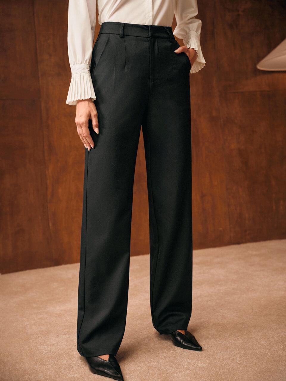MOTF FASHION SLIM FIT VERSATILE COMMUTER WOMEN'S SUIT PANTS