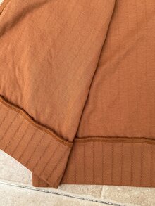 SHEIN LUNE 休閒女款秋冬棉質長袖夾克 - 棕色 - 查看 8
