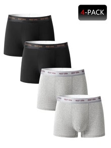 Rest Era 4-Pack Men's Boxer Briefs - Multicolor - View 2