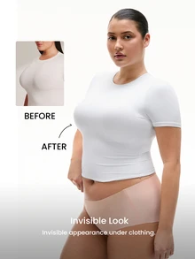 LUVLETTE Plus Chocolate Wireless Full Coverage Seamless Side Support Lounge Bra Bralette Bra No Show Underwear Workout Sports Sticky Basic SizeFreedom Bra - Chocolate Brown - View 11