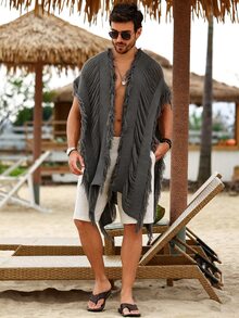 Ironwick Cárdigans para Hombre - Gris Oscuro - Ver 4