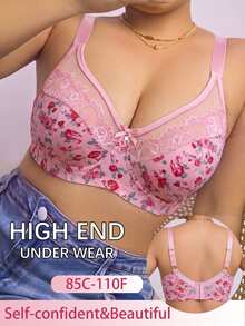 DesireSculpt Plus Size Underwire Bra, 1pc - Multicolor - View 7