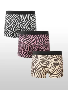 Rest Era Men's Leopard Print Boxer Briefs 3-Pack - Multicolor - View 2
