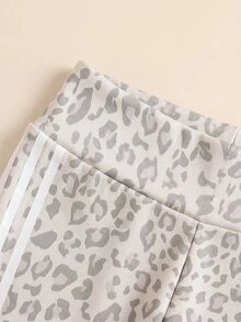 SHEIN 女童 2 件組立領拉鍊純色長袖上衣與長褲套裝，適合休閒、日常與校園穿著，適用春夏秋季 - 白色 - 查看 8