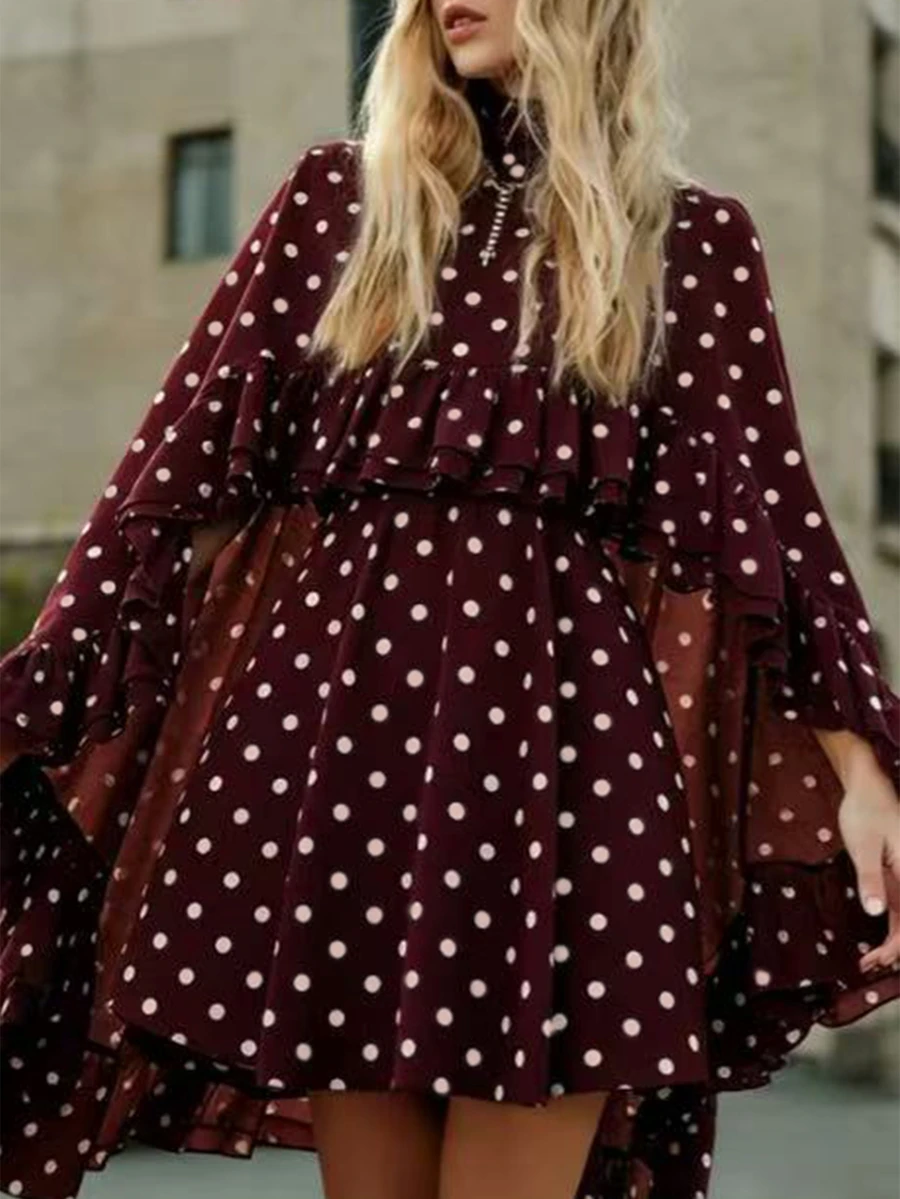 SHEIN PariChic Women's Casual Minimalist Polka Dot Daily Summer Dress
