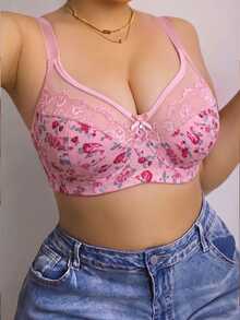 DesireSculpt Plus Size Underwire Bra, 1pc - Multicolor - View 3