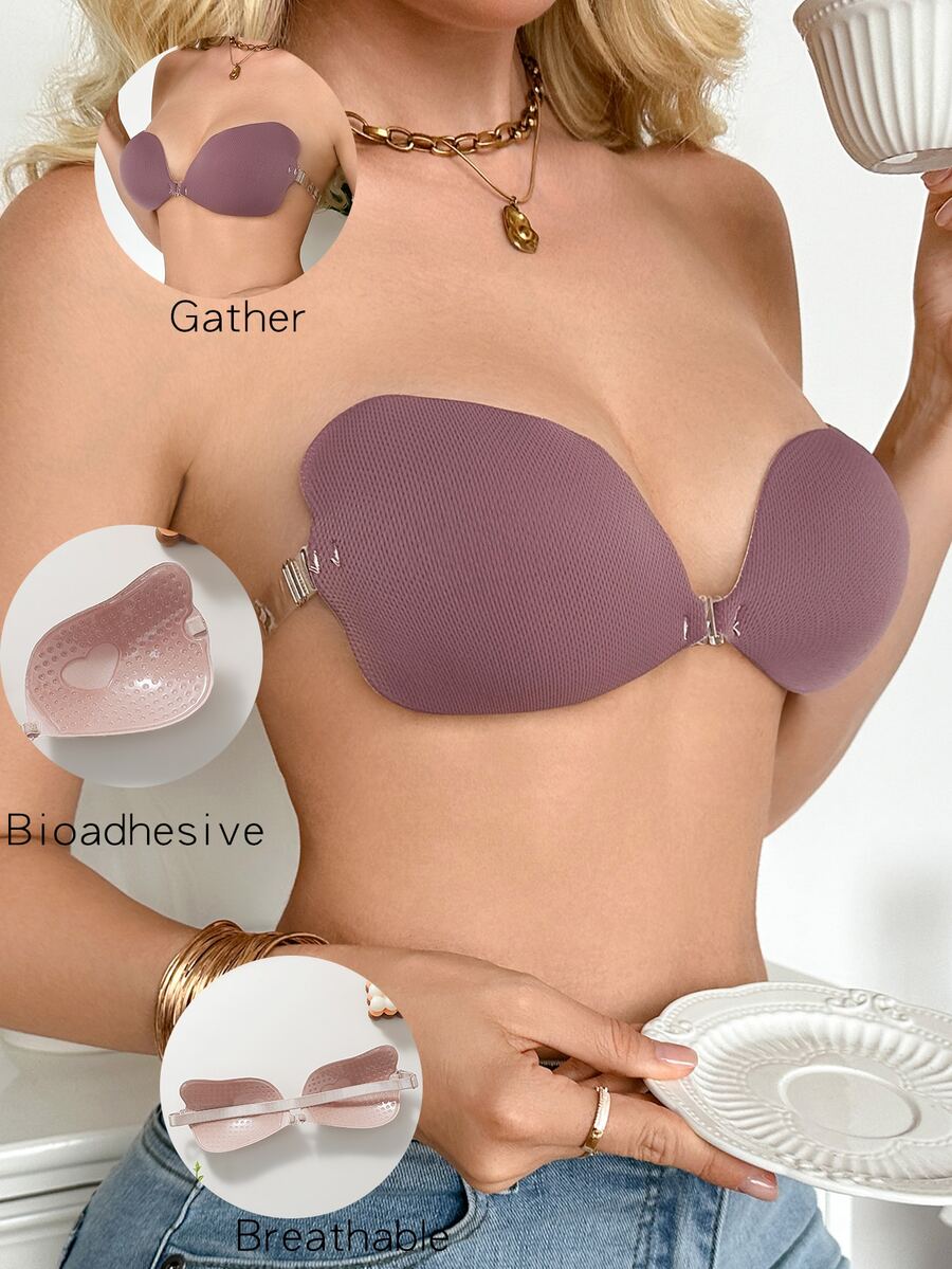 SHEIN Women's Lingerie Accessory (Nipple Covers) 1pc/Pack - Purple - View 1