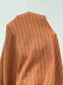 SHEIN LUNE 休閒女款秋冬棉質長袖夾克 - 棕色 - 查看 7